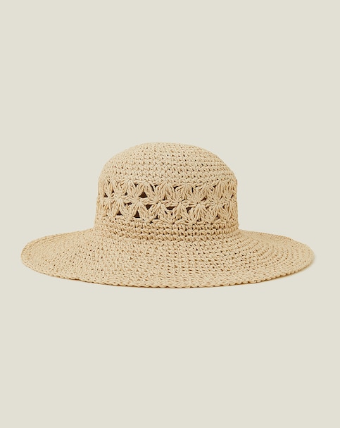 Accessorize Loose Weave Floppy Hat