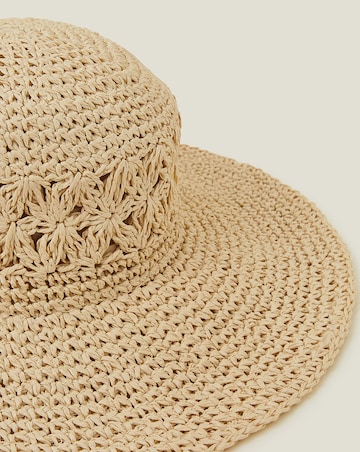 Accessorize Loose Weave Floppy Hat