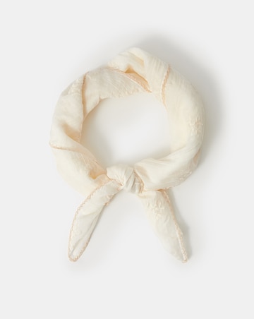 Accessorize Floral Lace Square Scarf