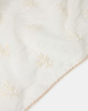 Accessorize Floral Lace Square Scarf