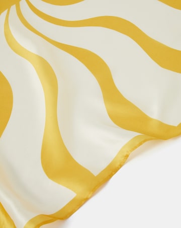 Accessorize Sun Stripe Square Satin Scarf