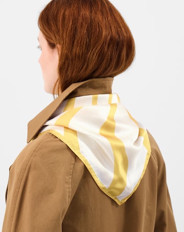 Accessorize Sun Stripe Square Satin Scarf