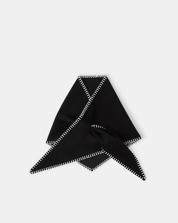 Accessorize Whipstitch Knit Triangle Scarf