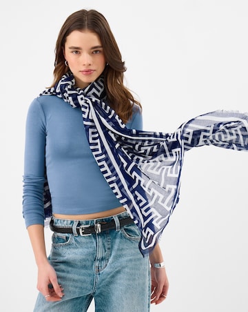 Accessorize Lightweight Geometric Print Scarf