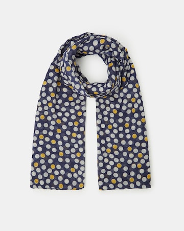 Accessorize Lightweight Polka Dot Scarf