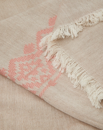 Accessorize Lightweight Jacquard Embroidered Scarf