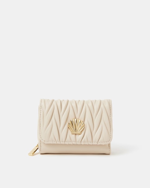 Accessorize Shell Tri-Fold Purse