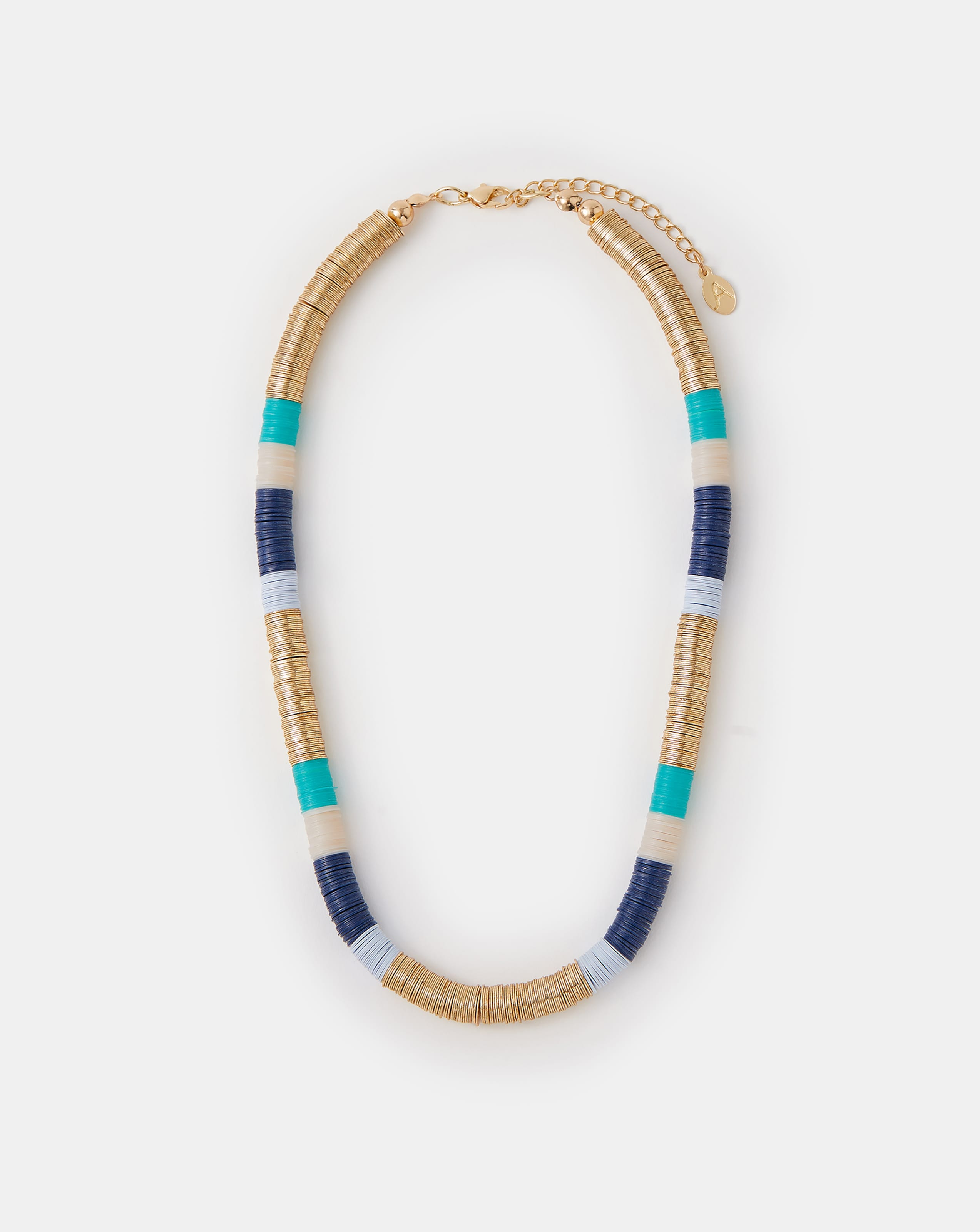 New In - Accessorize Disc Beaded Necklace