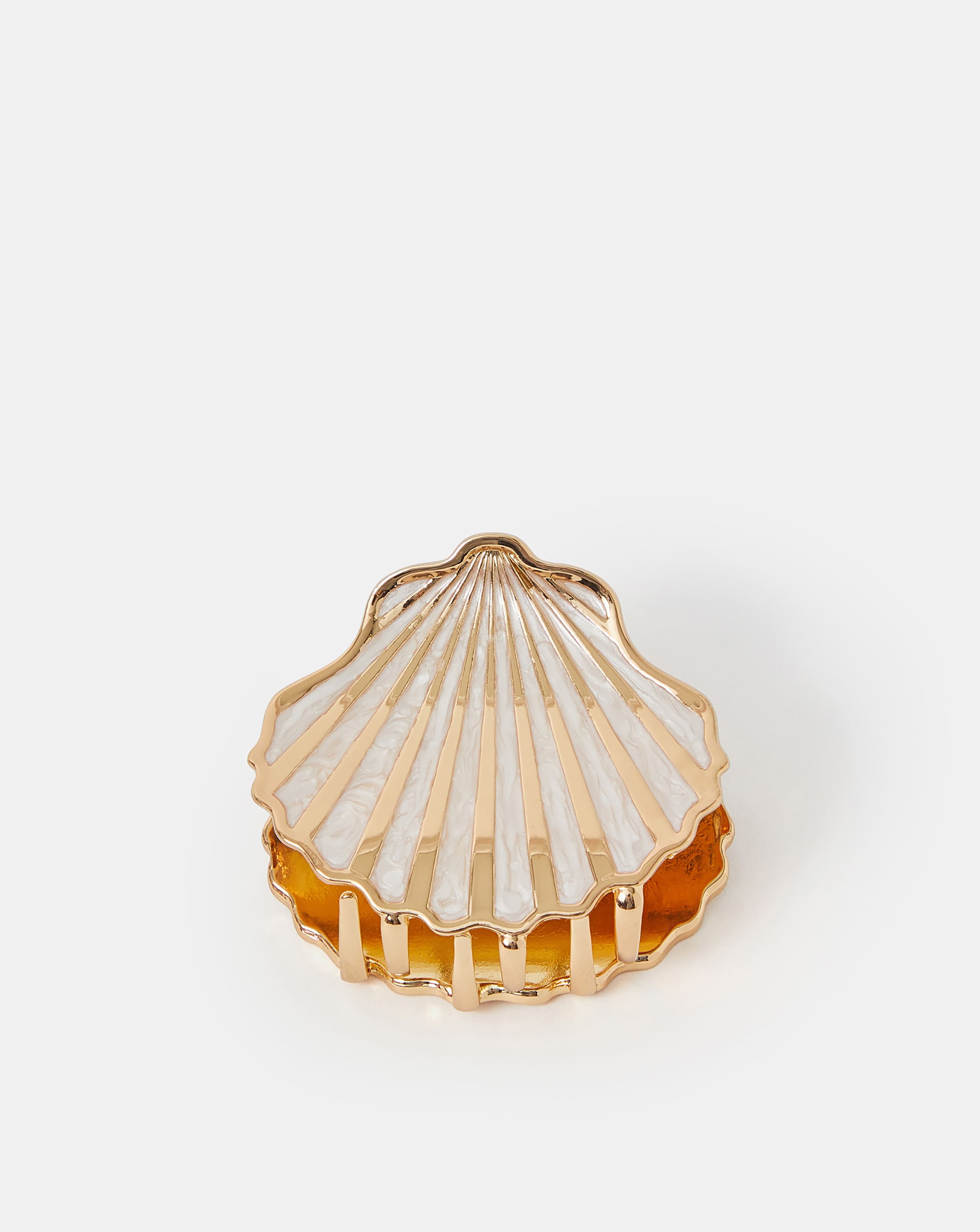 New In - Accessorize Metal Resin Shell Claw Clip