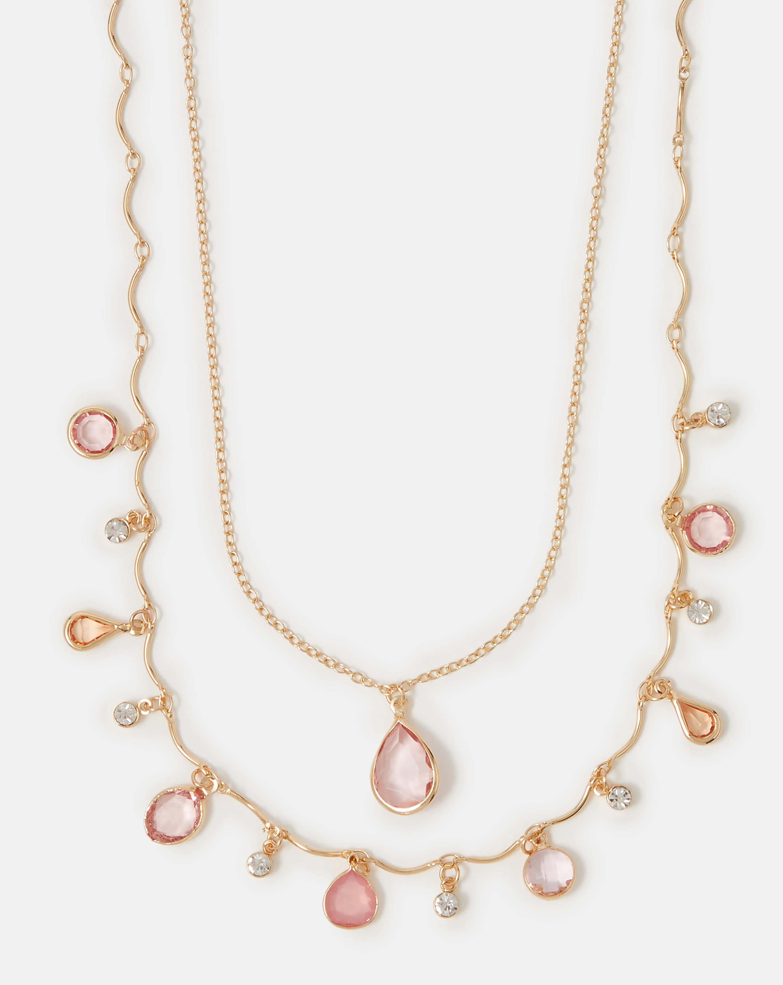 New In - Accessorize Gemstone Pendant Necklaces