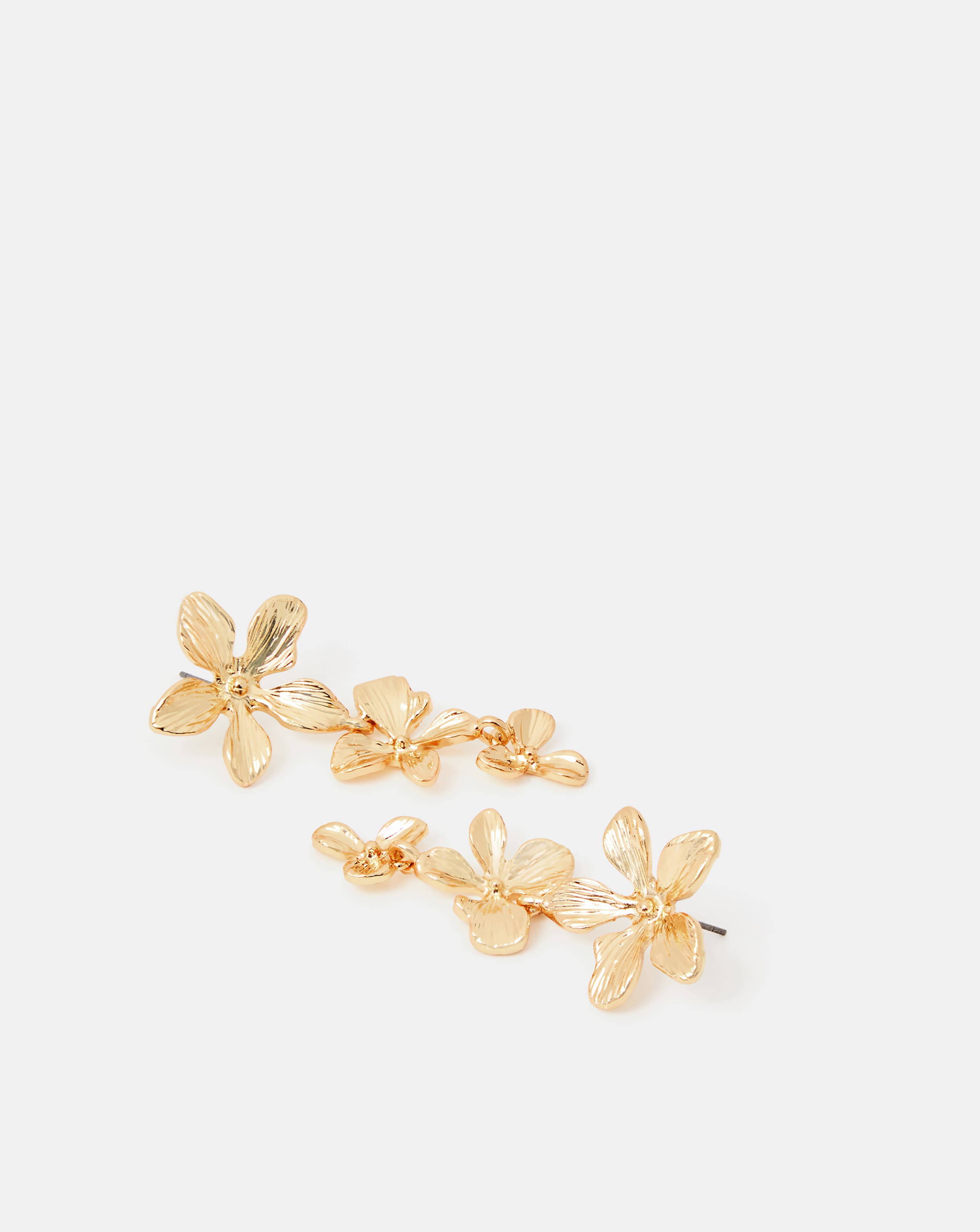 New In - Accessorize Flower Drop Earrings