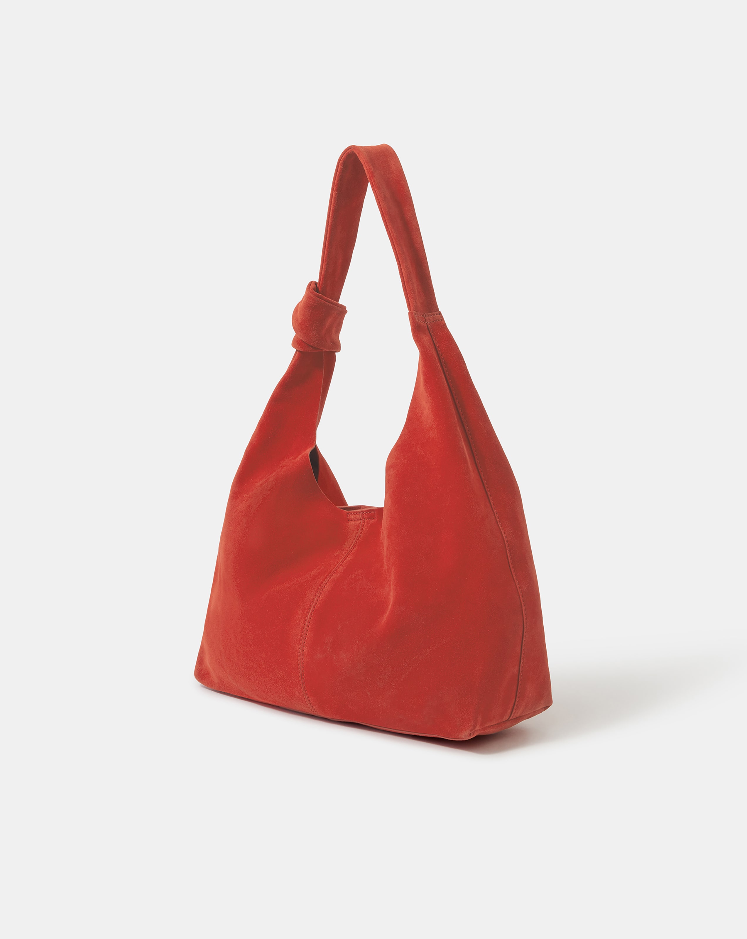 New In - Accessorize Knot Leather Shoulder Bag