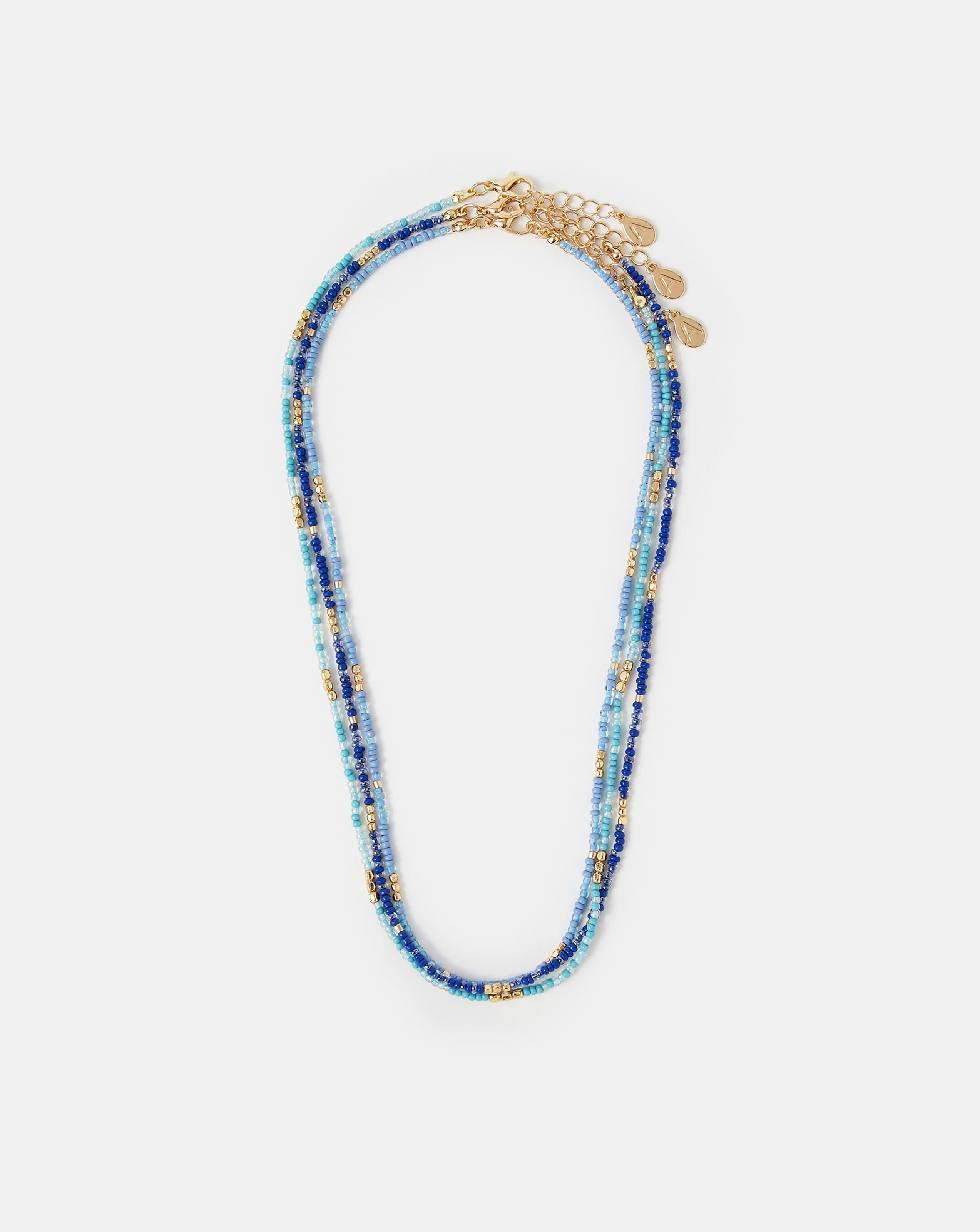 New In - Accessorize Skinny Beaded Necklaces