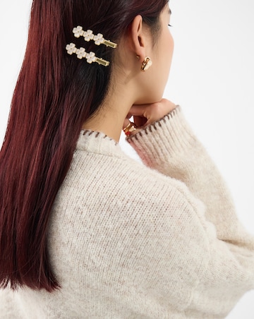 Accessorize 2-Pack Lucky Clover Hair Clips