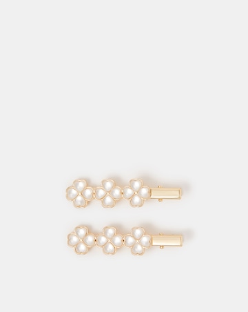 Accessorize 2-Pack Lucky Clover Hair Clips