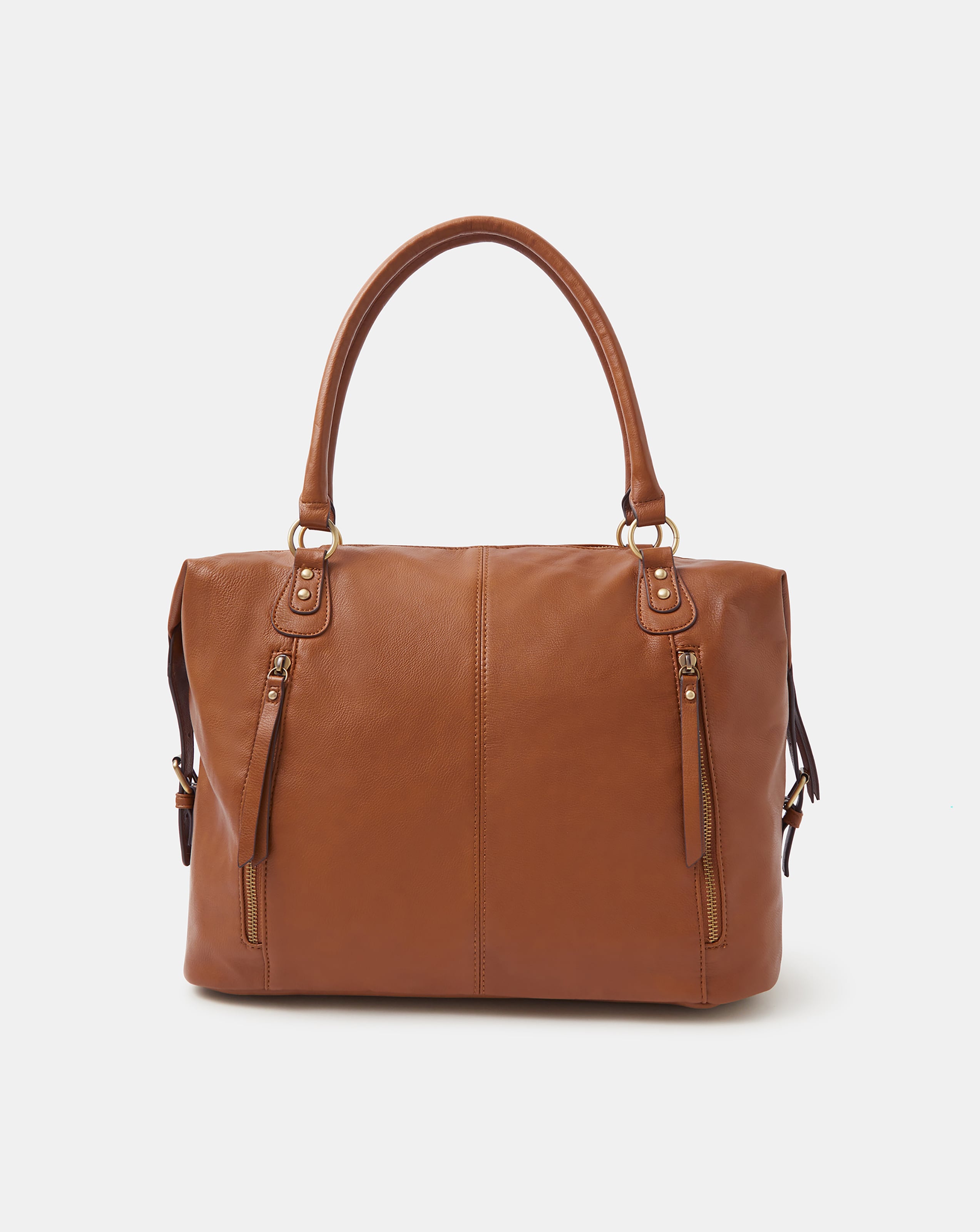 New In - Accessorize Double Zip Shoulder Bag
