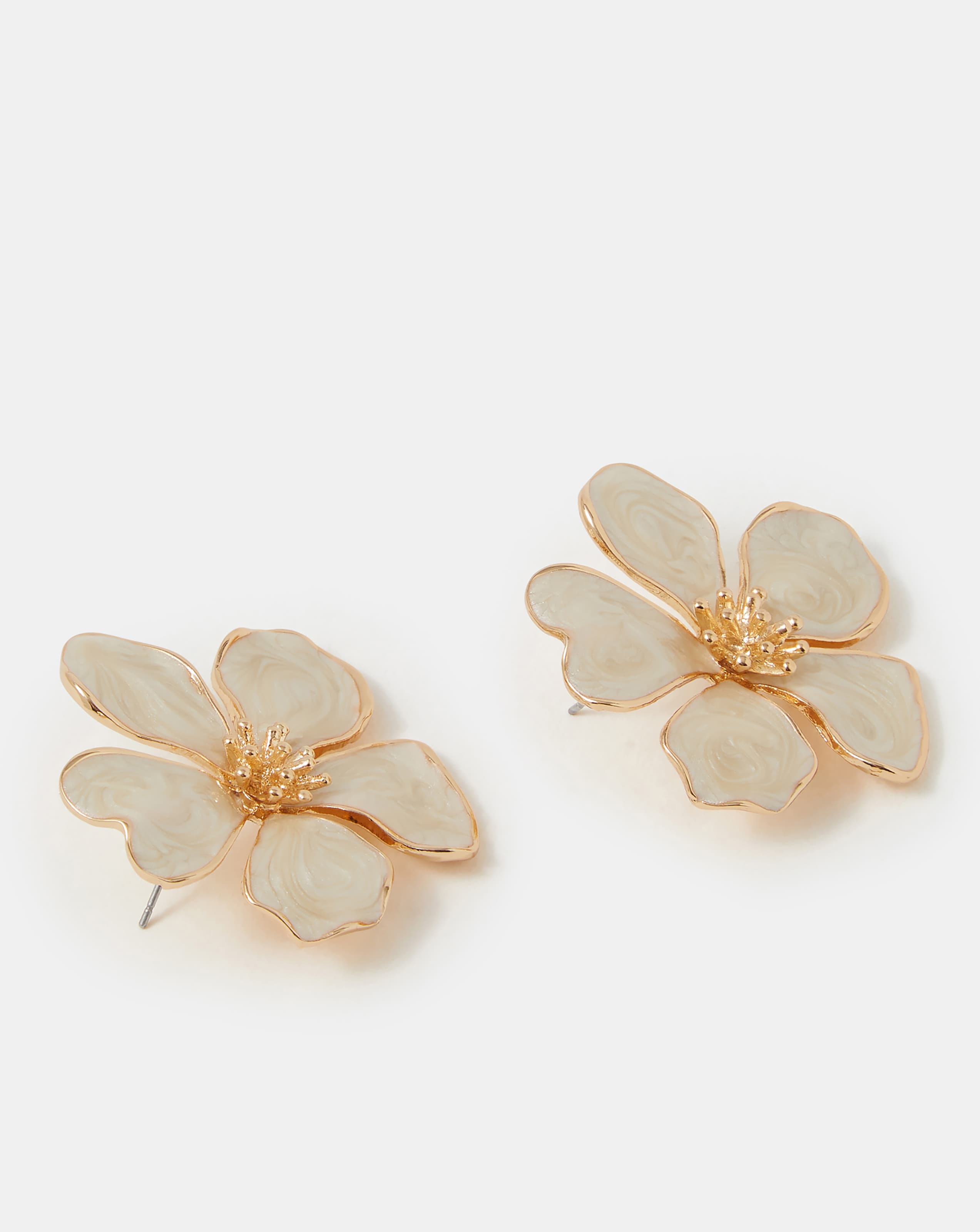 New In - Accessorize Flower Stud Earrings