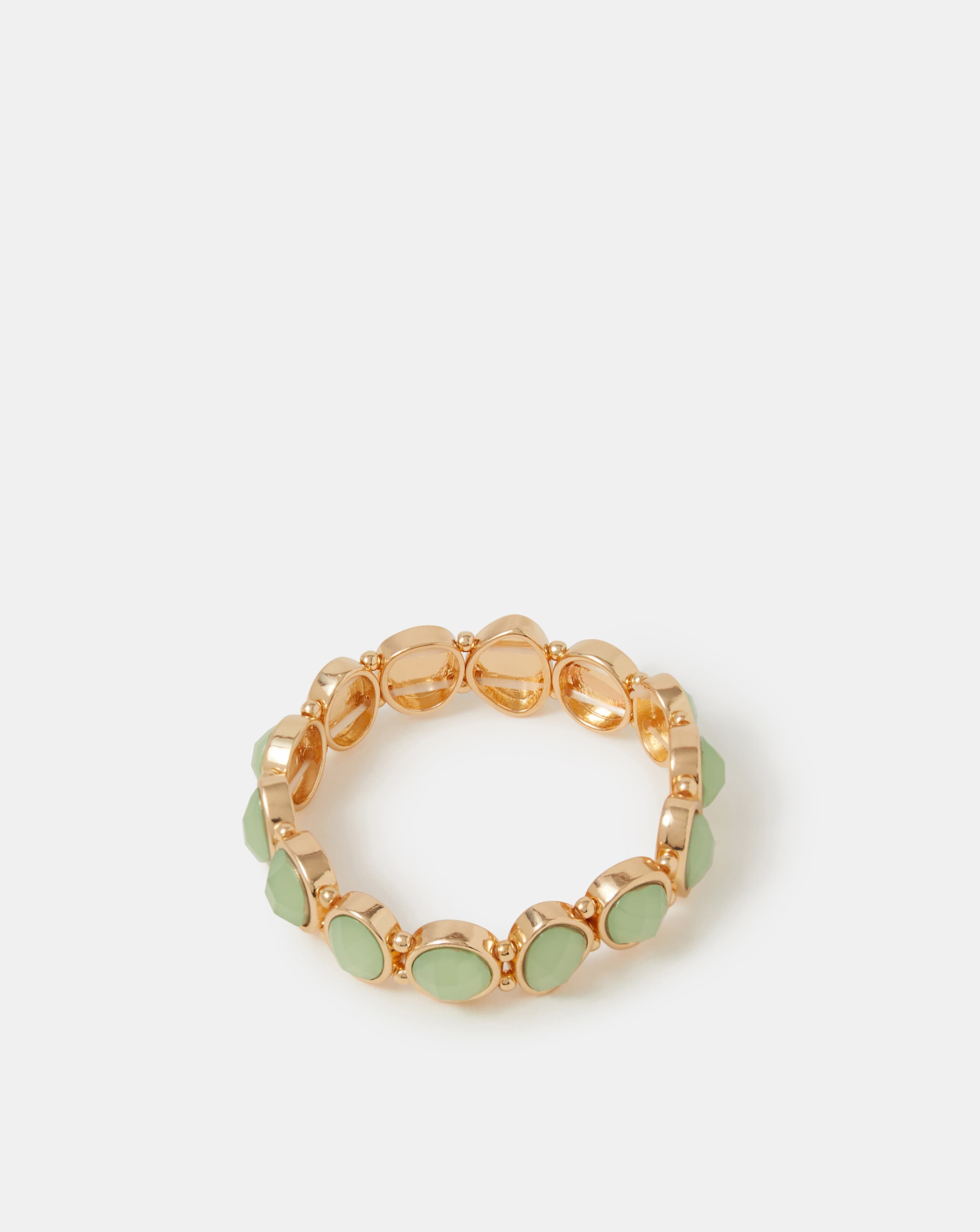 New In - Accessorize Gemstone Stretch Bracelet