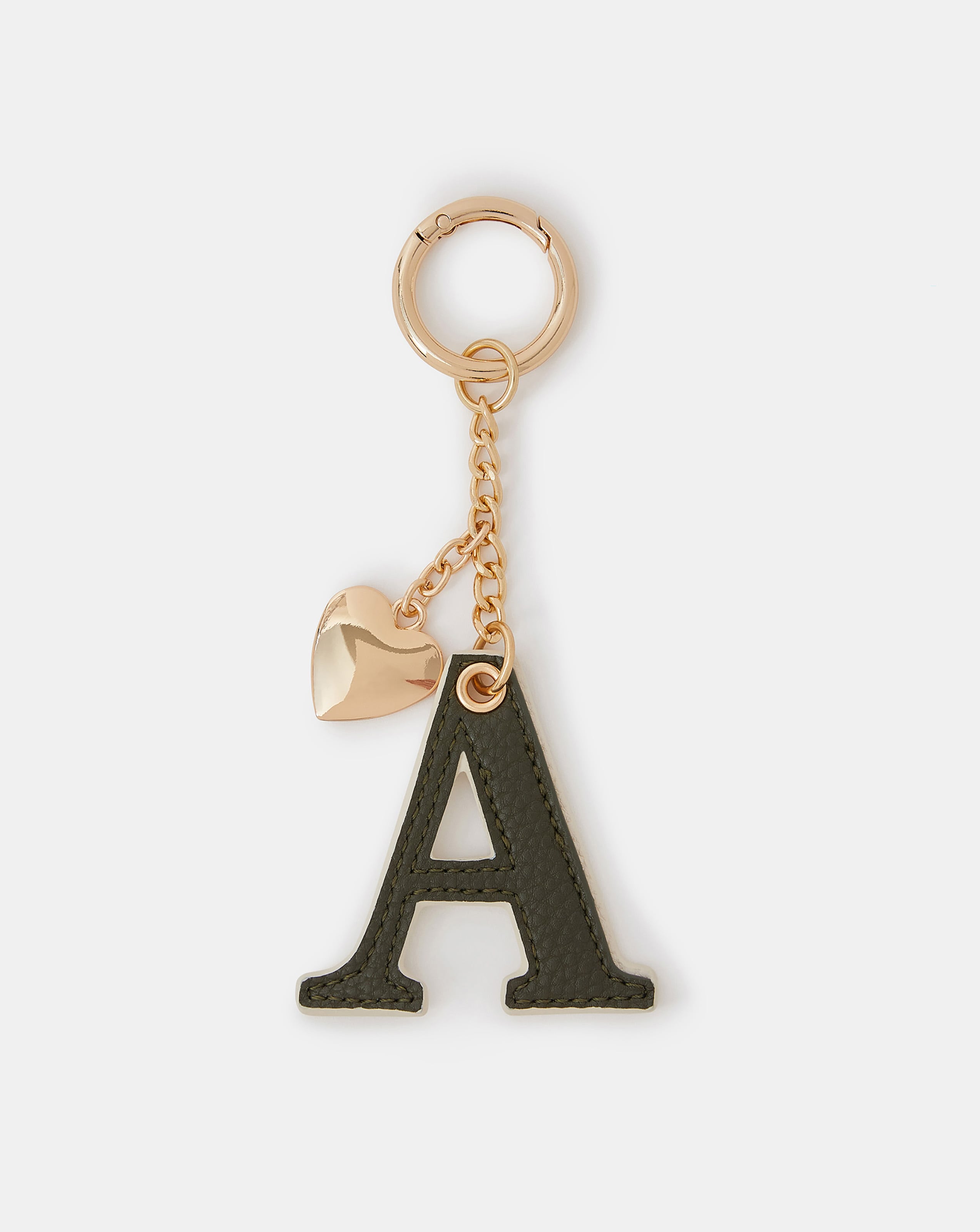 New In - Accessorize Initial Heart Bag Charm