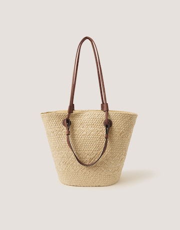 Callie Thorpe x Monsoon Straw Tote Bag