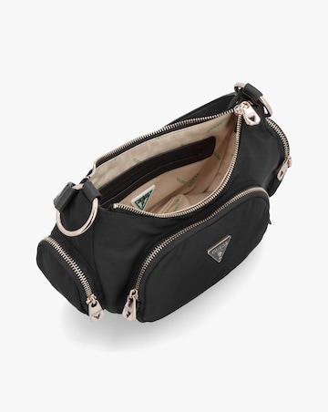 Guess Eco Gemma Black Shoulder Bag