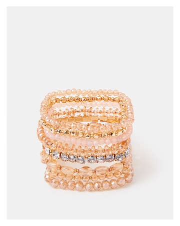 Accessorize Beaded Stretch Bracelets