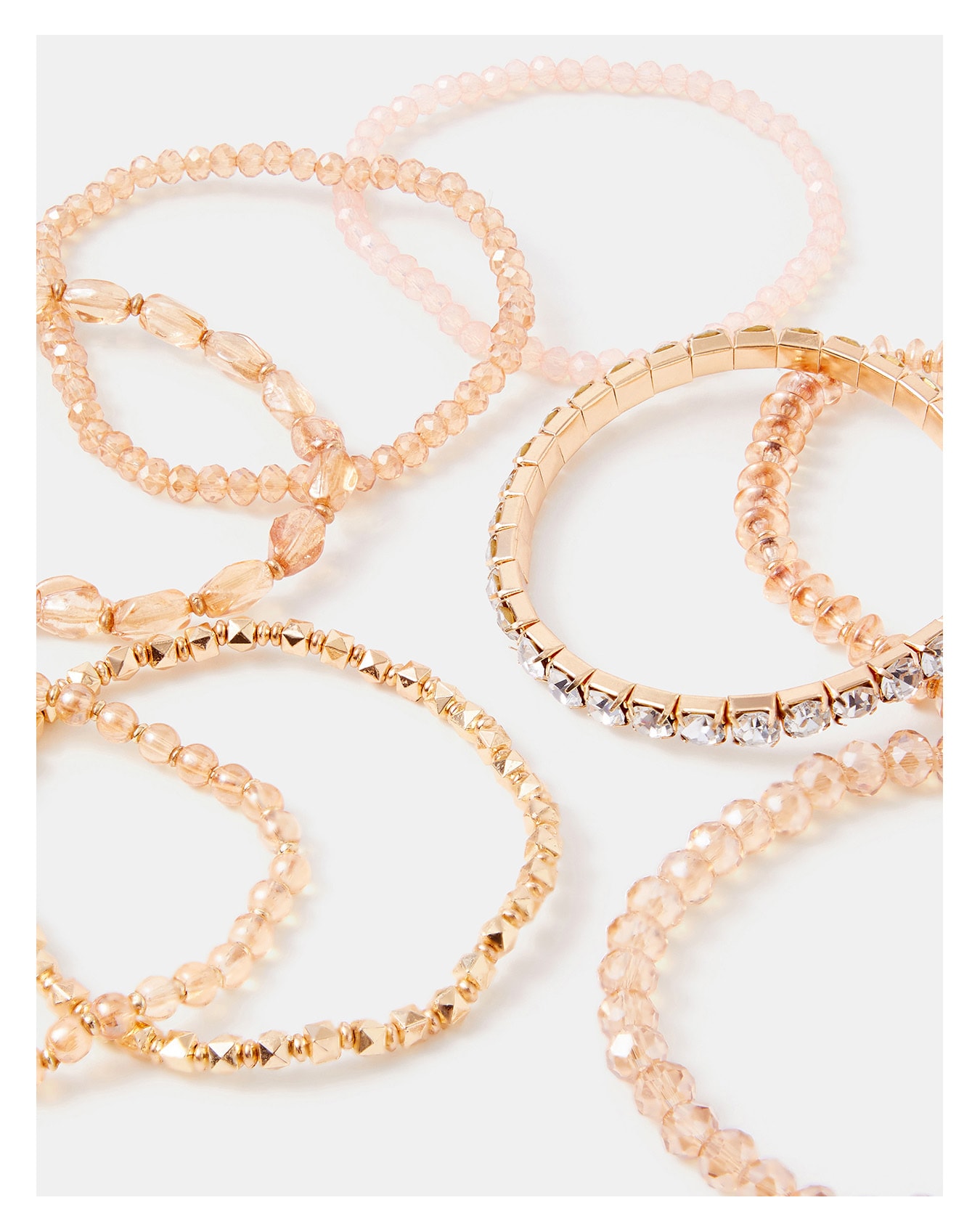 New In - Accessorize Beaded Stretch Bracelets