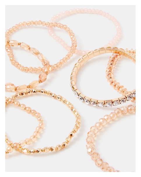 Accessorize Beaded Stretch Bracelets