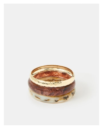 Accessorize 3-Pack Mix Resin Bangles