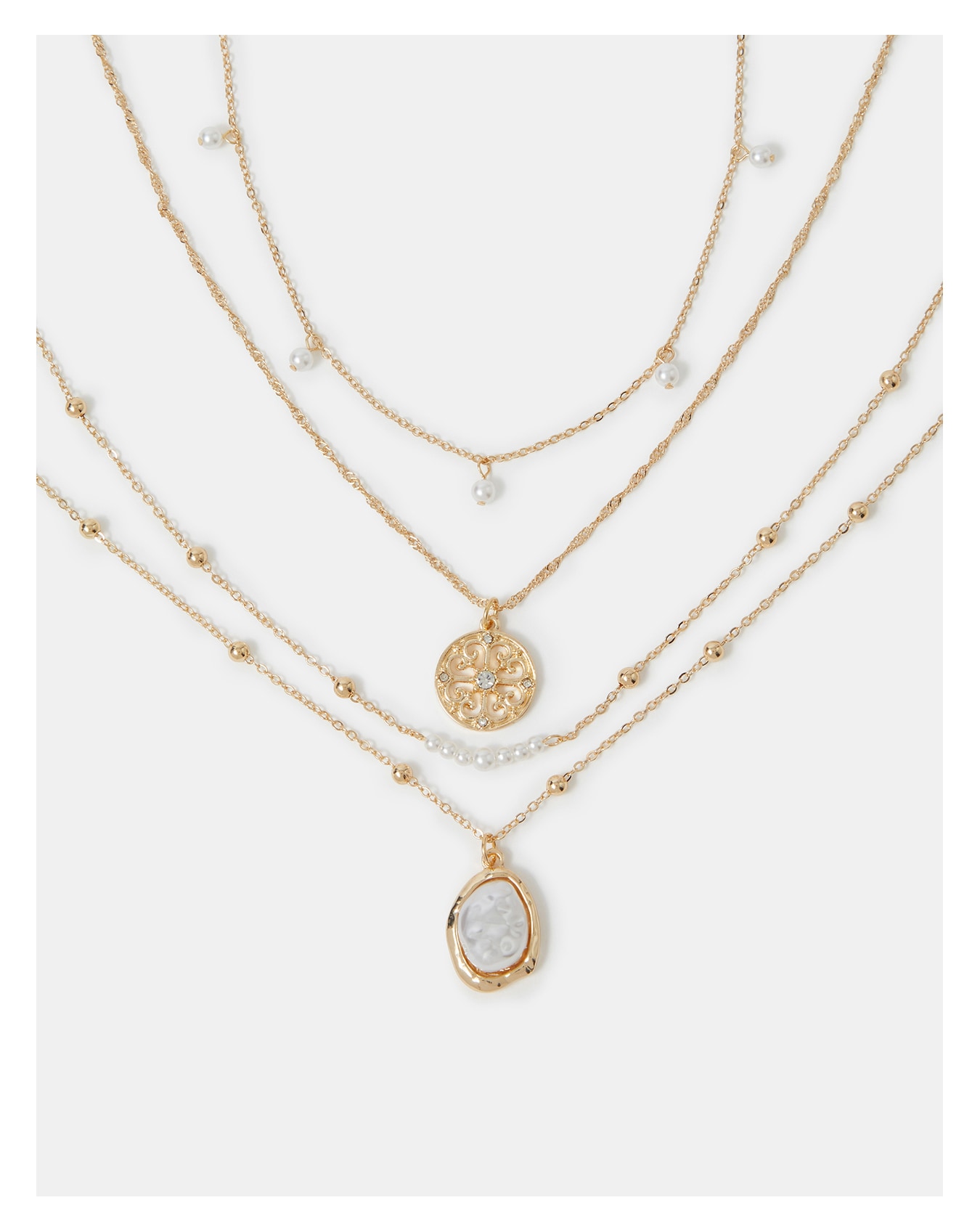 New In - Accessorize Pearl Pendant Necklaces
