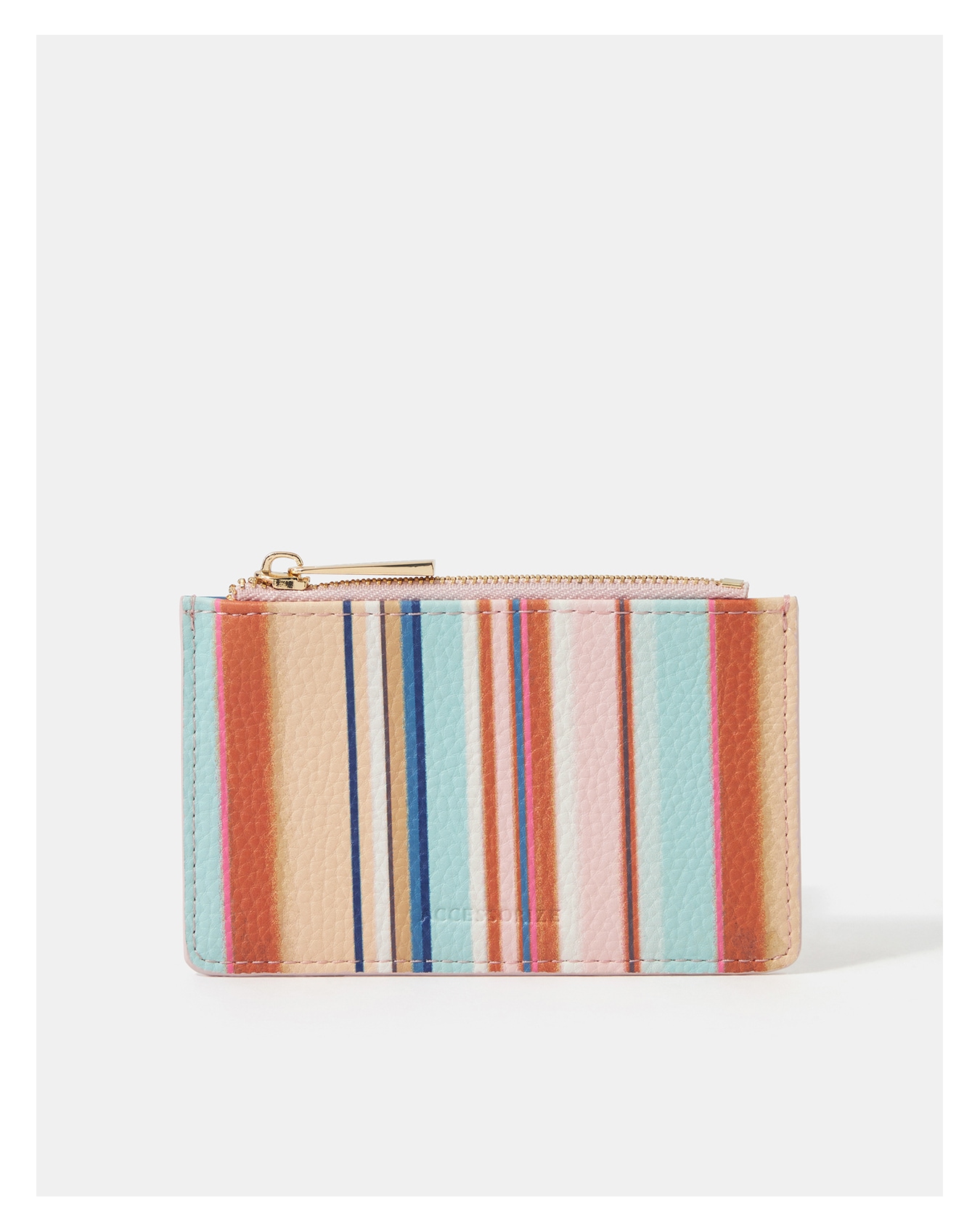 New In - Accessorize Stripe Card Holder