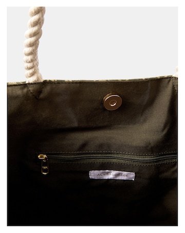 Accessorize Foil Print Beach Bag