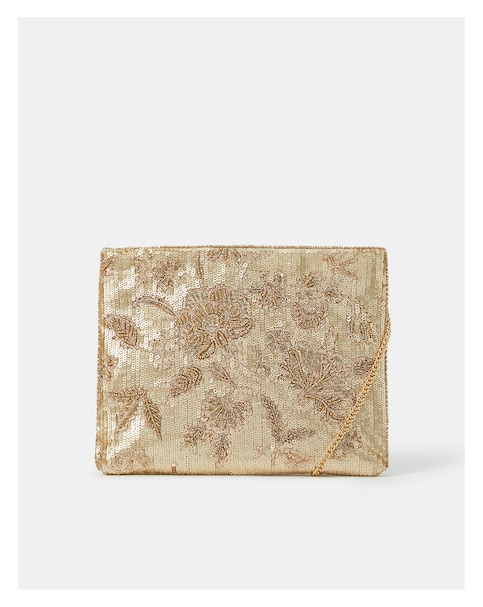 Accessorize Floral Clutch Bag