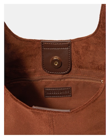 Accessorize Faux Suede Shoulder Bag