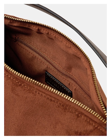 Accessorize Faux Suede Handheld Bag