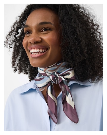 Accessorize Print Square Satin Scarf