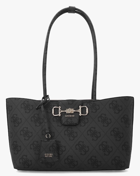 Guess Janie Girlfriend Coal Logo Carryall Bag