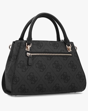 Guess Noelle II Luxury Coal Logo Satchel Bag