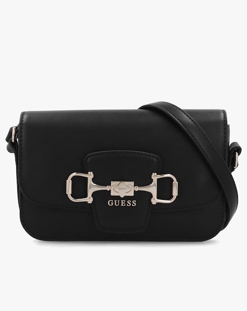 Guess Janie Convertible Black Cross-Body Bag