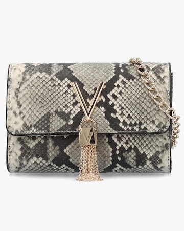 Valentino Bags Divina Winter Reptile Shoulder Bag