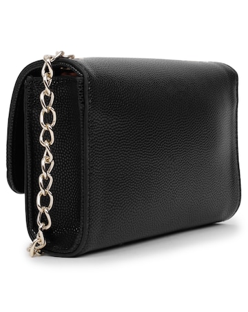 Valentino Bags Divina Black Pebbled Shoulder Bag