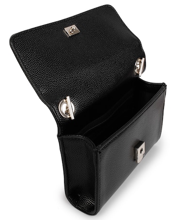 Valentino Bags Divina Black Pebbled Shoulder Bag