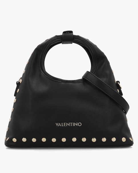 Valentino Bags Florayne Black Studded Hobo Bag