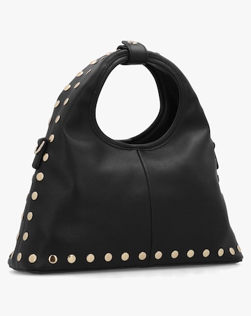 Valentino Bags Florayne Black Studded Hobo Bag