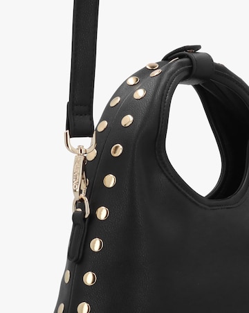 Valentino Bags Florayne Black Studded Hobo Bag