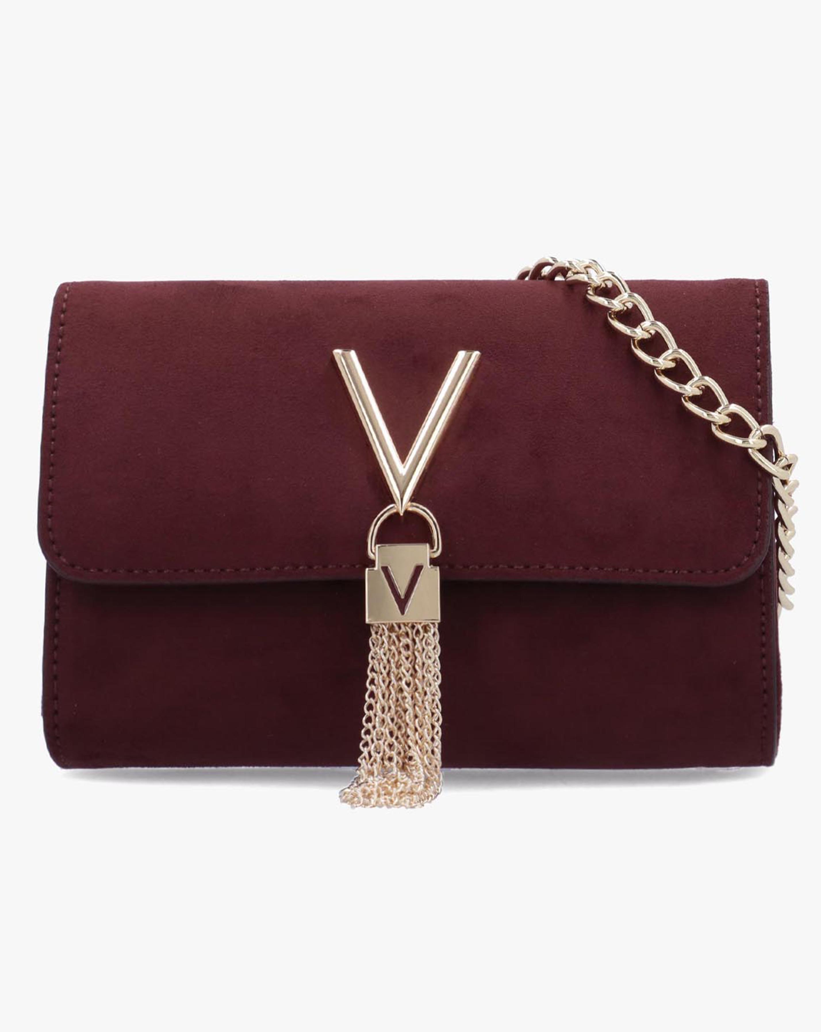 Valentino Bags Divina Winter Burgundy Shoulder Bag