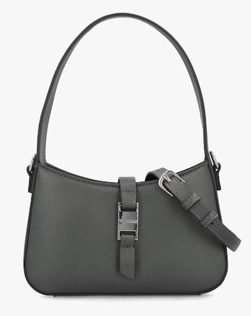 Valentino Bags Slope Pewter Shoulder Bag