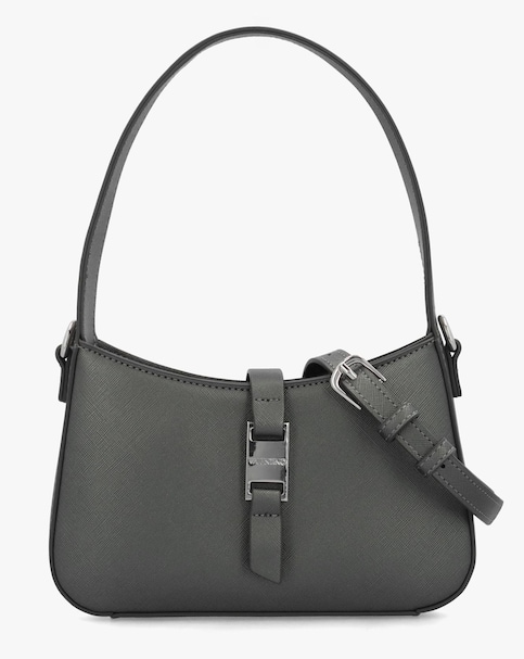 Valentino Bags Slope Pewter Shoulder Bag