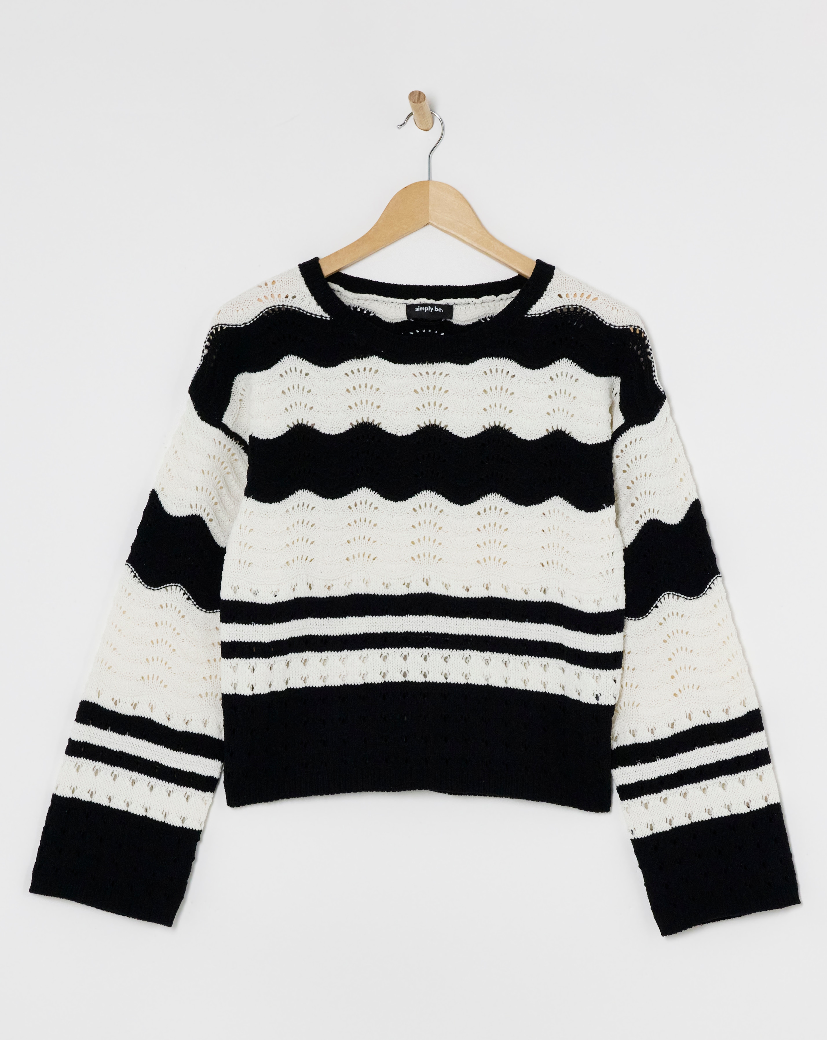 Mono Pointelle Micro Chenille Jumper