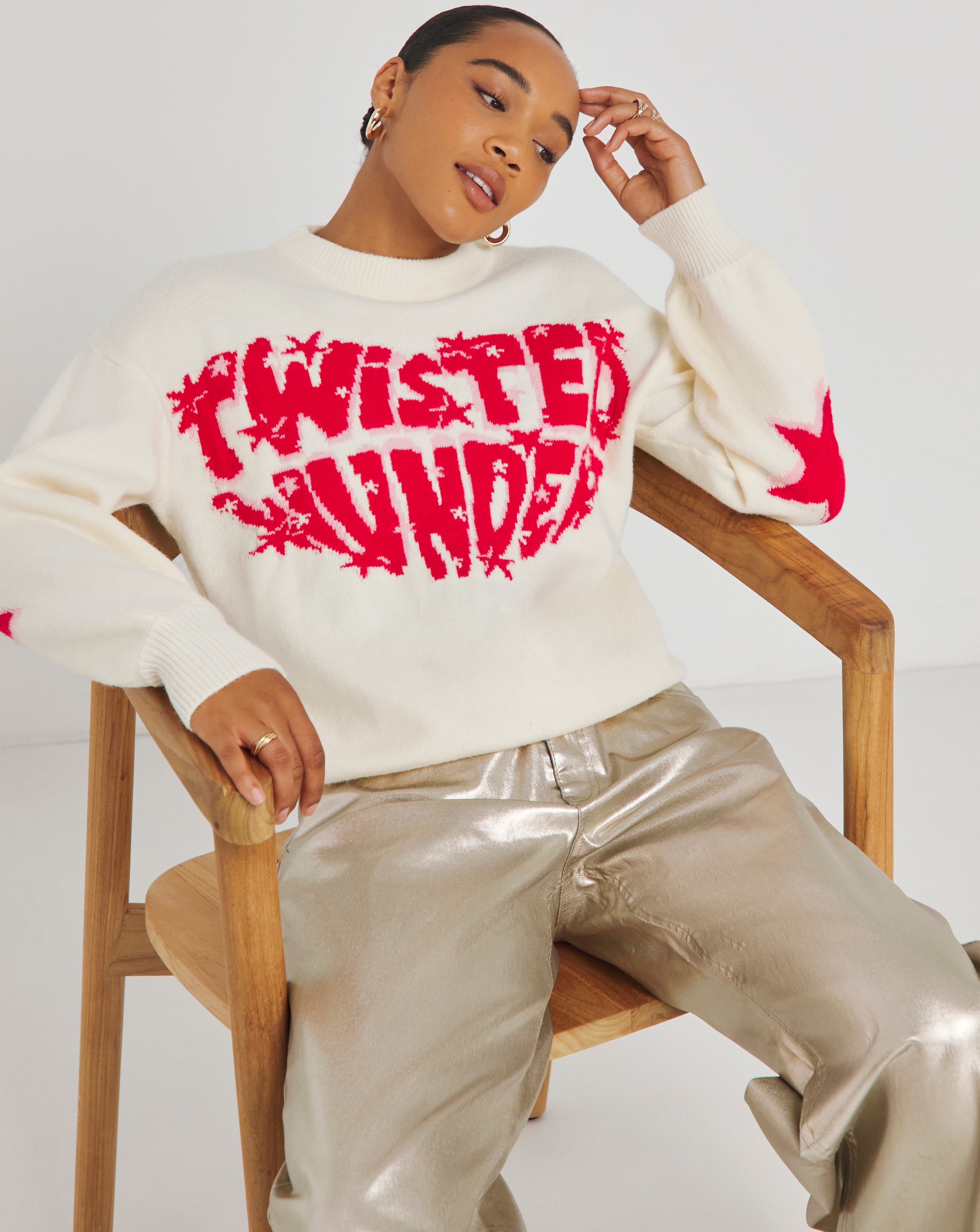 SBE X TW Twisted Wunder Jacquard Jumper